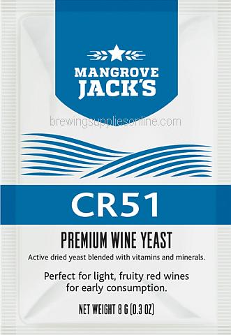 Mangrove Jack's CR51 Wine Yeast | Home Brew Supplies