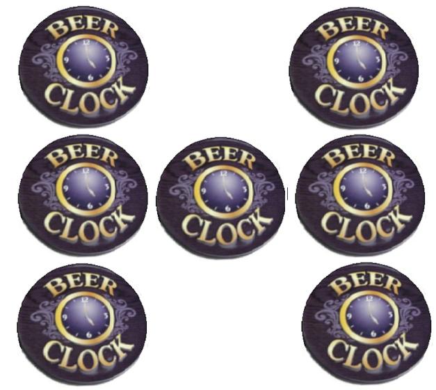 Beer O'clock Coaster Set