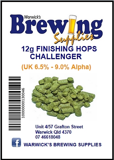 WBS Challenger Finishing Hops 12g | Homebrew Supplies