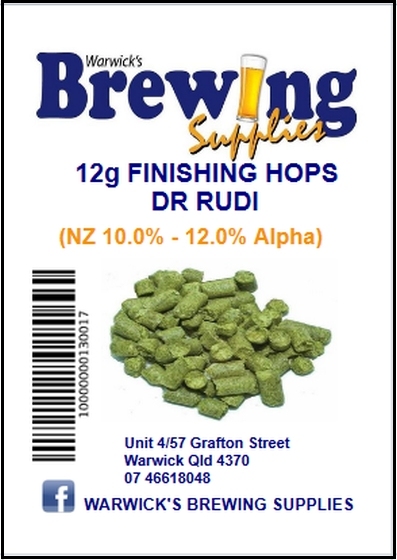 WBS Dr Rudi Finishing Hops 12g | Homebrew Supplies