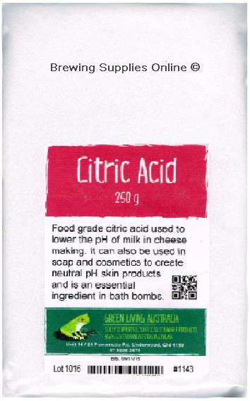 Green Living Australia Citric Acid 250g
