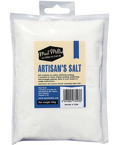 Mad Millie Cheese Maker's Artisan Salt 450g