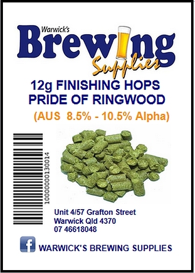 WBS Pride of Ringwood Finishing Hops 12g | Homebrew Supplies