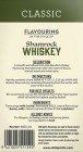 Still Spirits Classic Shamrock Whiskey Flavour Back Label | Home Brew Supplies
