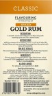 Still Spirits Classic Spiced Gold Rum Flavour Back Label | Home Brew Supplies