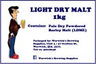 Home Brewing Supplies Light Dry Malt 1.0kg | Home Brew Supplies