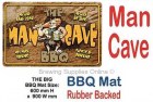 Man Cave BBQ Mat