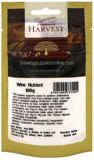 Vitner's Harvest Wine Nutrient 100g
